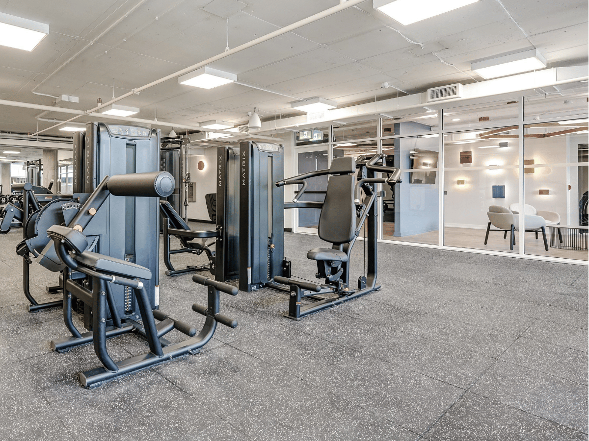 Fitness centre at The Pavilion.
